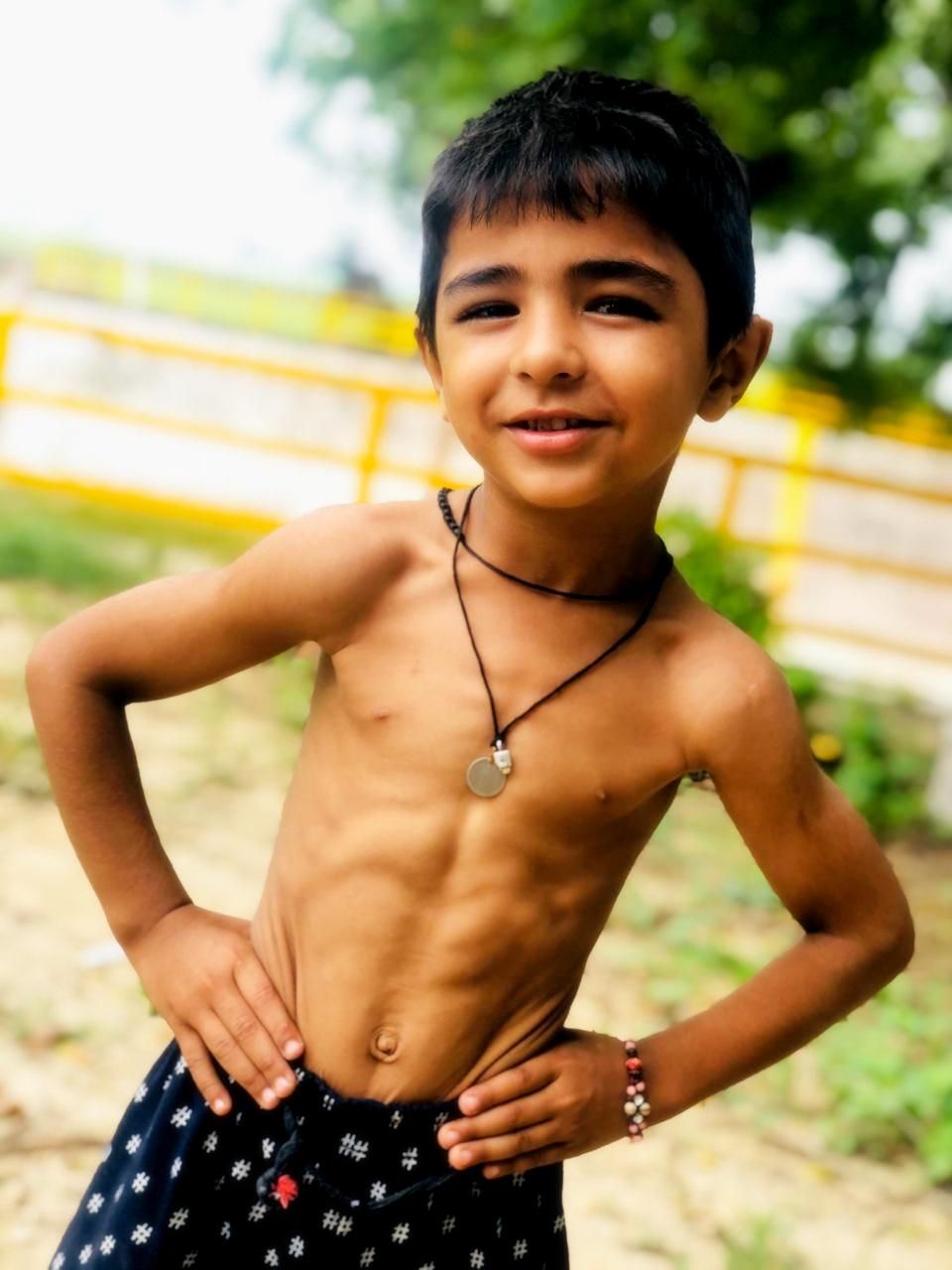 Archit Deswal, haryana, youngest kid with six pack abs, sandeep deswal son archit, world record holder youngest six pack abs holder, 4.5 years six pack abs, world's youngest six packs holder